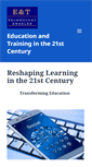 Mobile Screenshot of onlinelearningandtraining.com