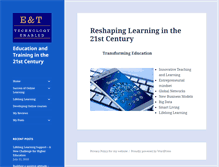 Tablet Screenshot of onlinelearningandtraining.com